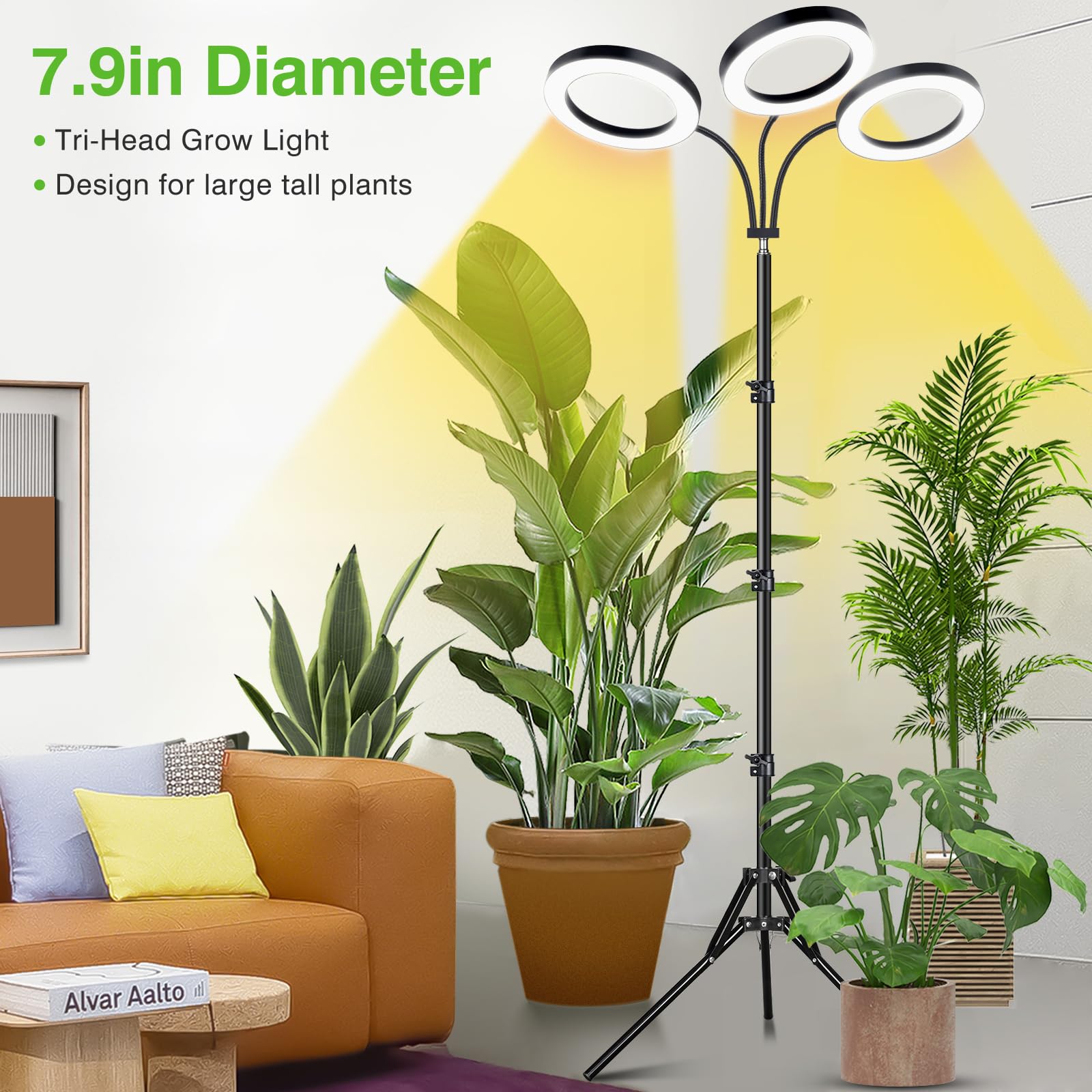 Amazon.com : LORDEM Grow Light for Indoor Plants, 7.9